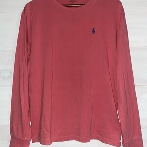 Polo Ralph Lauren Light Red Long Sleeve Tee Size Medium Men’s